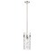 Z-Lite Fontaine 1 Light Pendant, Polished Nickel & Clear 3035P6-PN - alternate 1